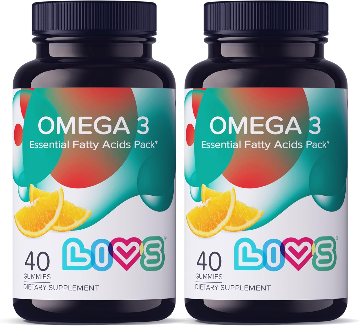 LIVS Vegan Omega 3 Gummies – Plant Based Omega 3 6 9 from Flaxseed Oil – Heart Health, Brain Function, Joint & Eye Support – No Fishy Aftertaste – Non-GMO, Pectin-Based, Kosher & Halal – 80 Count