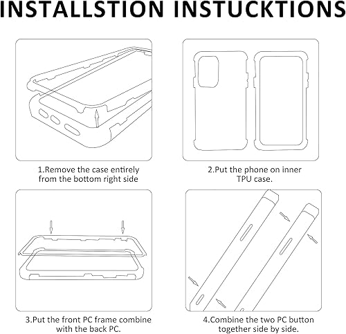 Miniatura 3 de CCSamll - Funda transparente para Xiaomi Redmi Note 12 Pro 5G con protector de pantalla, delgada, a prueba de golpes, suave TPU parachoques