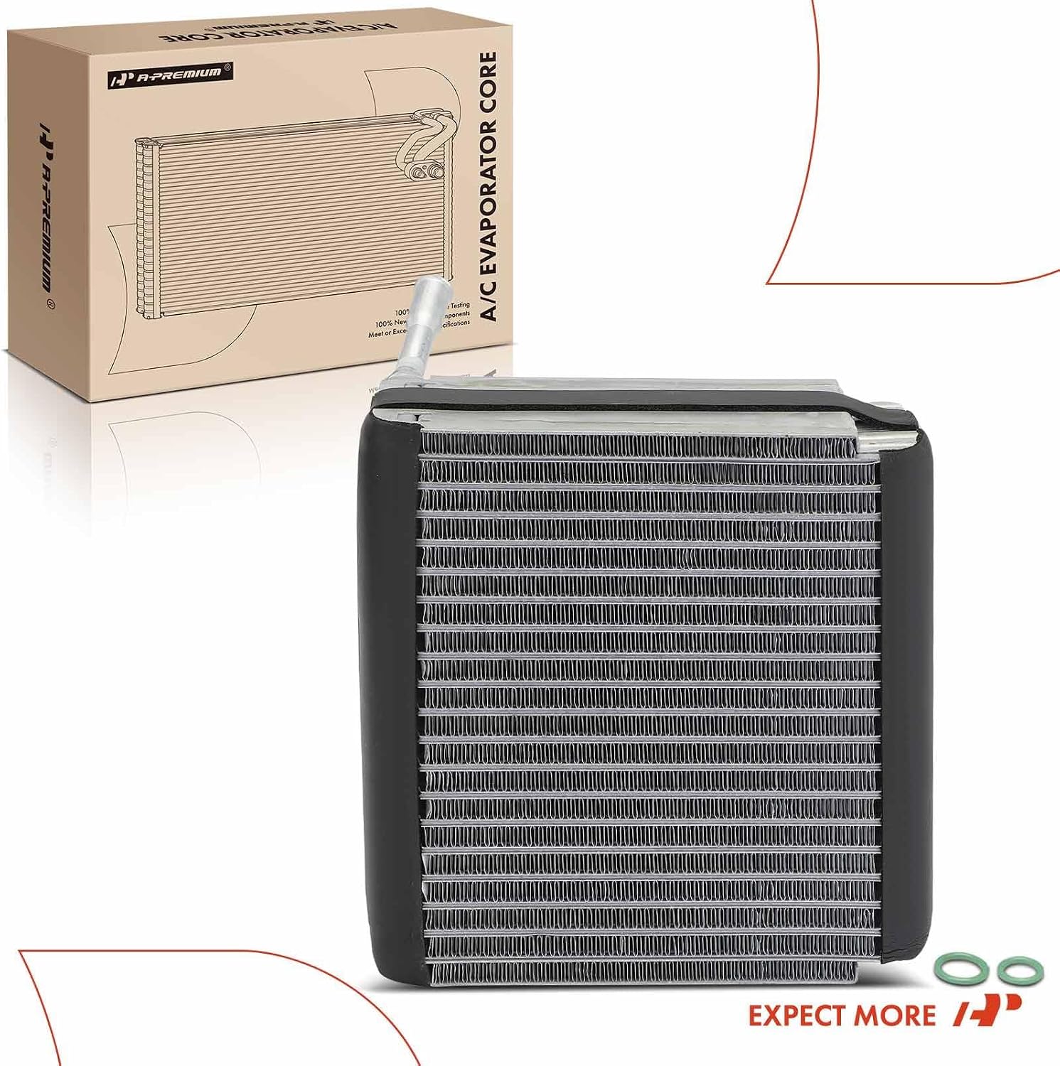 A-Premium AC Evaporator Core Compatible with Volvo 850 1993-1997, S70/V70 1998-2000, C70 1998-2004