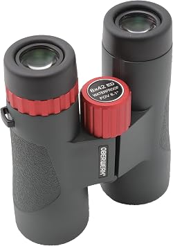 Oberwerk Sport ED 8x42 Professional Binoculars, Roof Prism, Fully Multi-Coated & Waterproof, Dielectric & Phase-Coated Prisms, Twist-Up Eyecups, Bird Watching, Hiking & Outdoor Use, Green