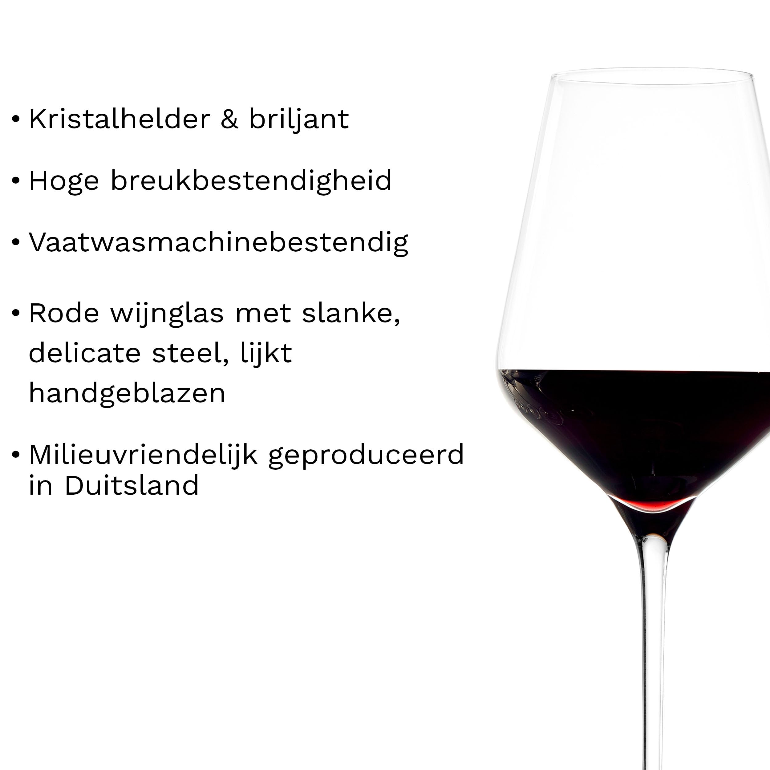 Royal Rode Wijnglazen Set Van 4 Aanbieding bij Blokker