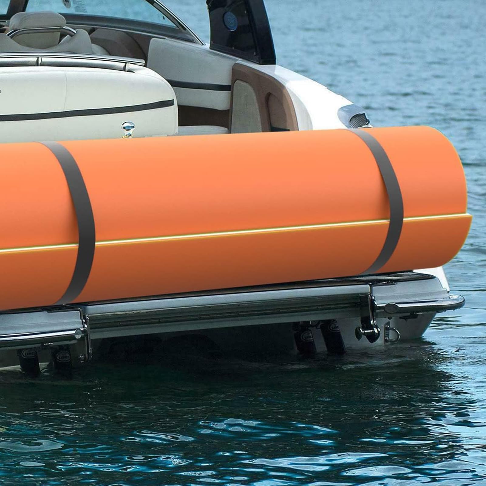 Tappetino galleggiante per lago, oceano, piscina, 3 strati di schiuma XPE antistrappo, ideale per 1-8 adulti, perfetto per barca, divertimento in spiaggia e relax all'aperto