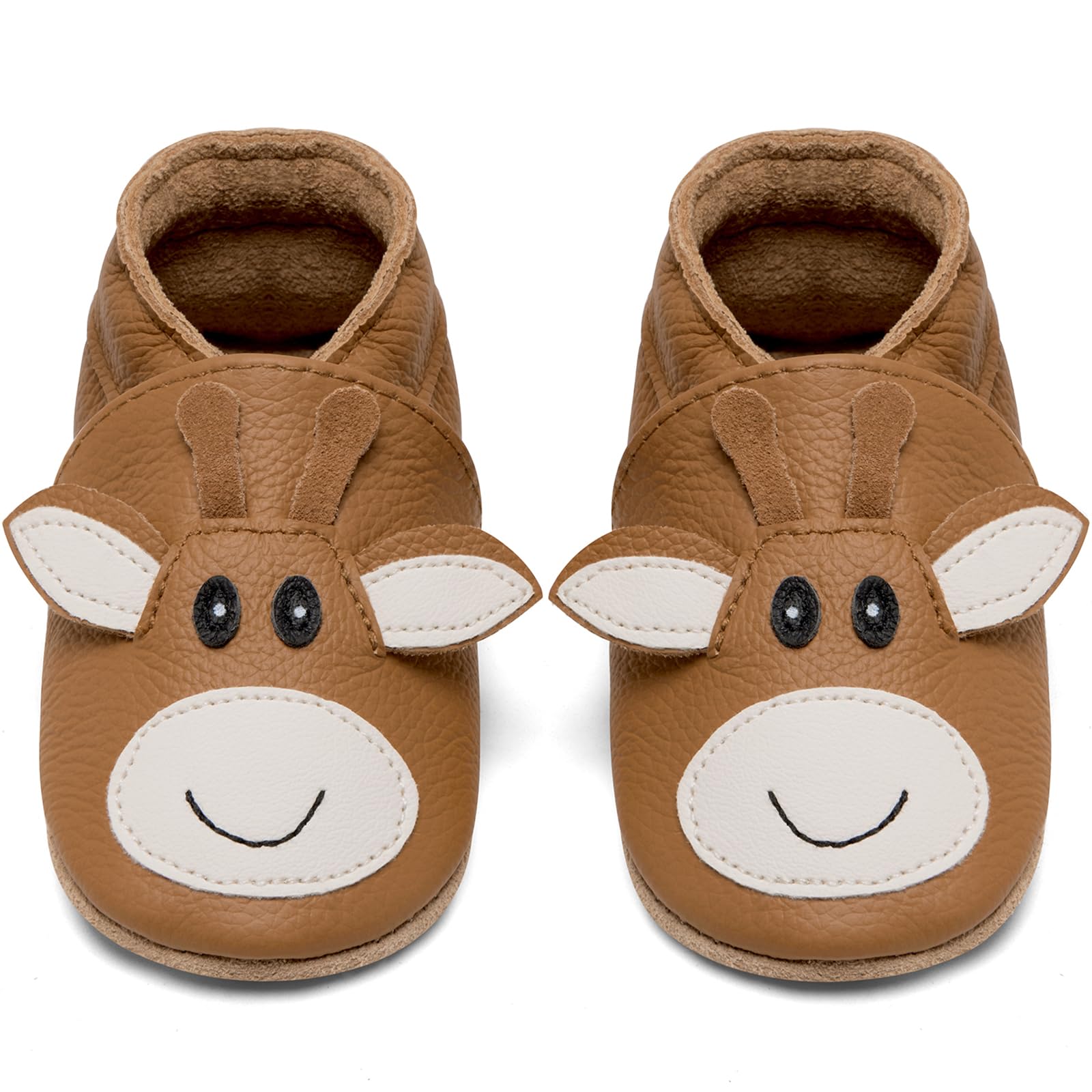 IceUnicorn Scarpe Neonato Scarpine Primi Passi Morbida Pelle Scarpine Prima Infanzia Suola Scamosciata Carino Colorate Animali 0 a 24 Mesi