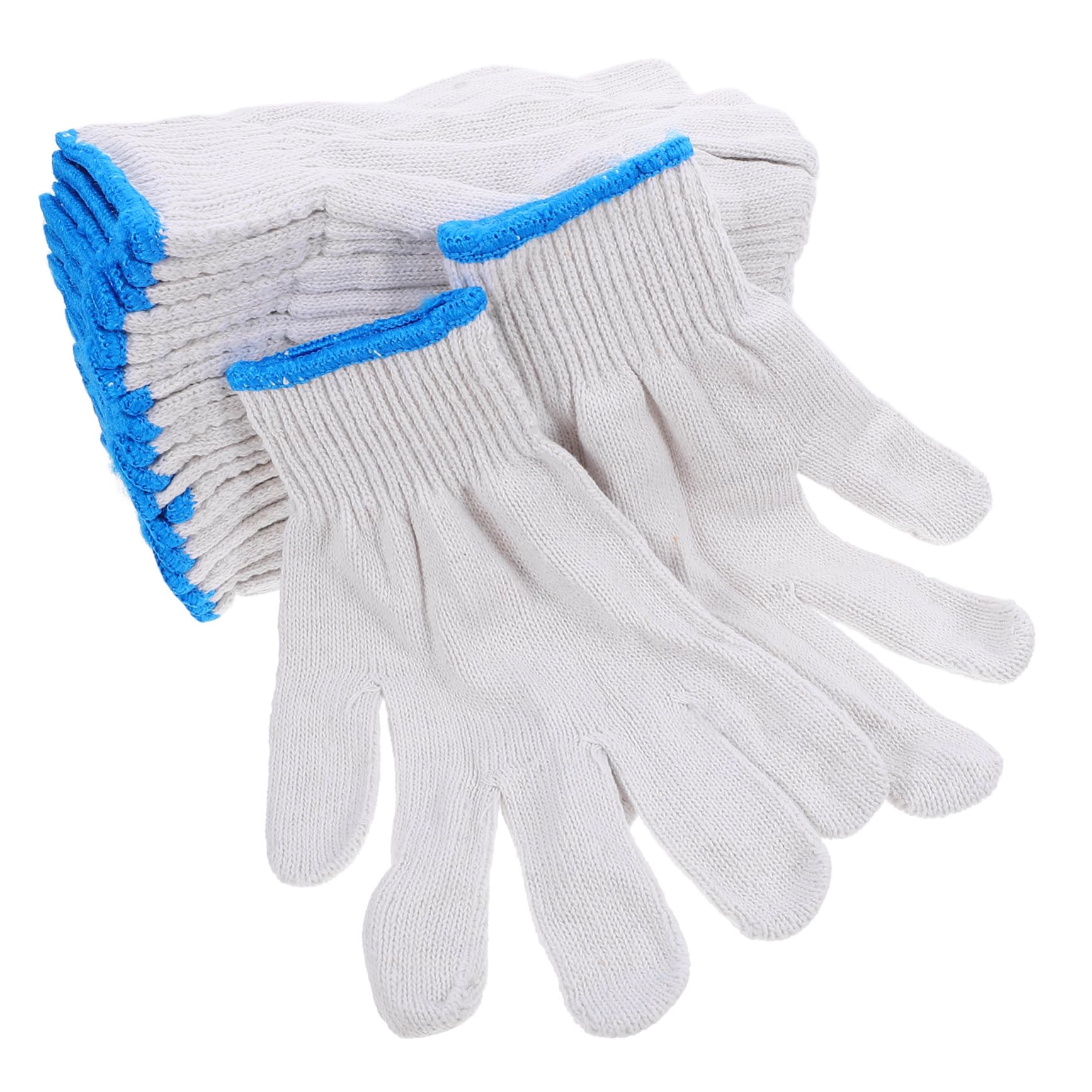 SUPVOX 20pares Guantes Trabajo Jardinería Exterior Resistentes Seguridad Cómodos Algodón