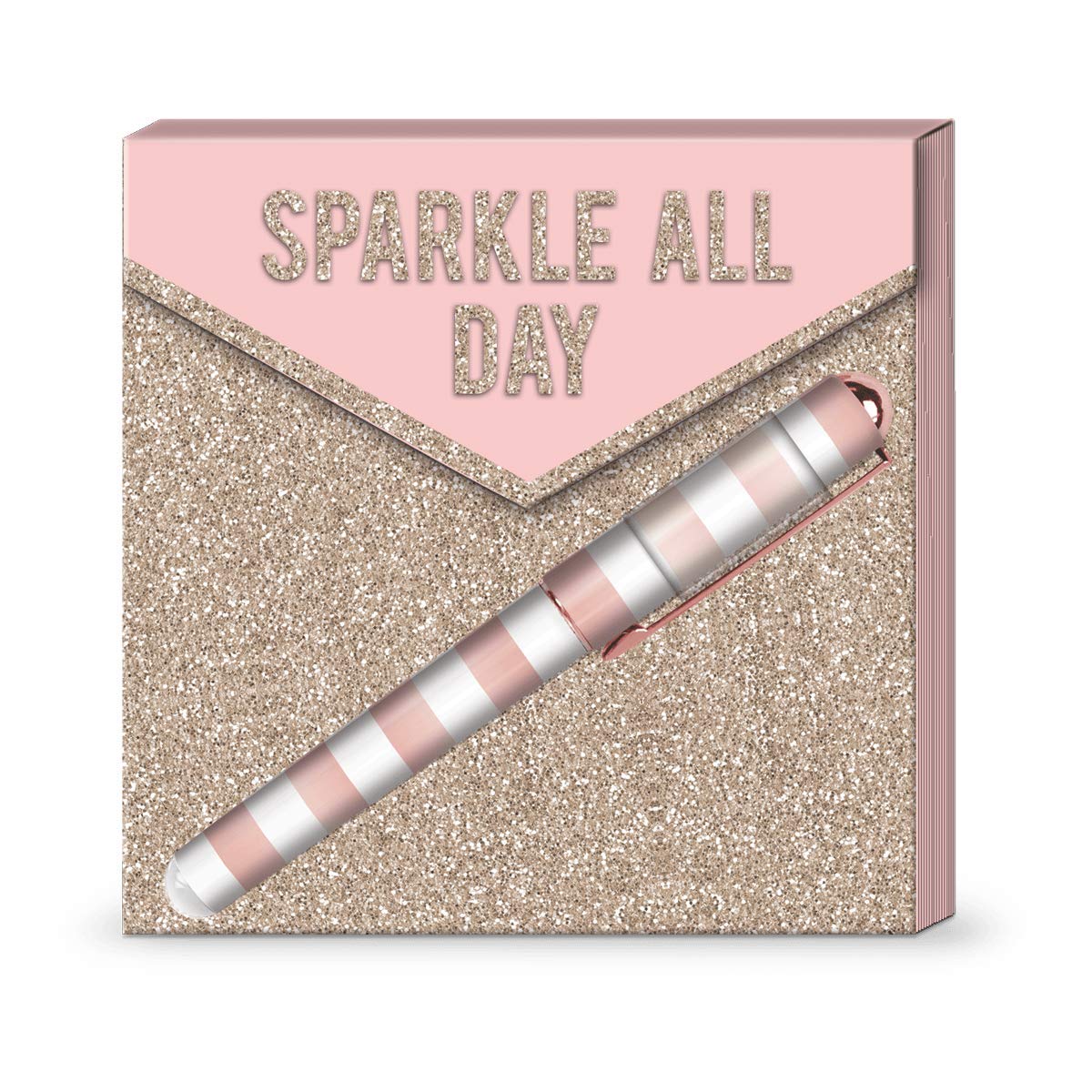 Lady Jayne Bright Ideas Matchbook Pad with Pen Sparkle. Glittery All Day