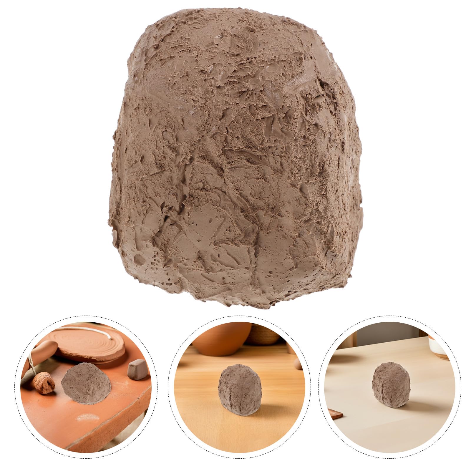 Healeved Arcilla Resistente al Fuego para Cerámica 1.1 Lbs, Mantiene Integridad Estructural y Soporta Modelado, Adecuado para Talleres y Manualidades en Casa