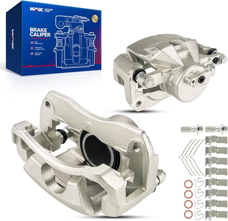 Par de pinças de freio dianteiras KAX para Toyota Camry, Avalon e Lexus ES350 – 2 unidades