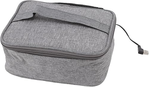 Miniatura 8 de Yosoo Fiambrera eléctrica, calentador de alimentos, horno portátil USB, lonchera de tela Oxford, calefacción, microondas, calefacción, para el