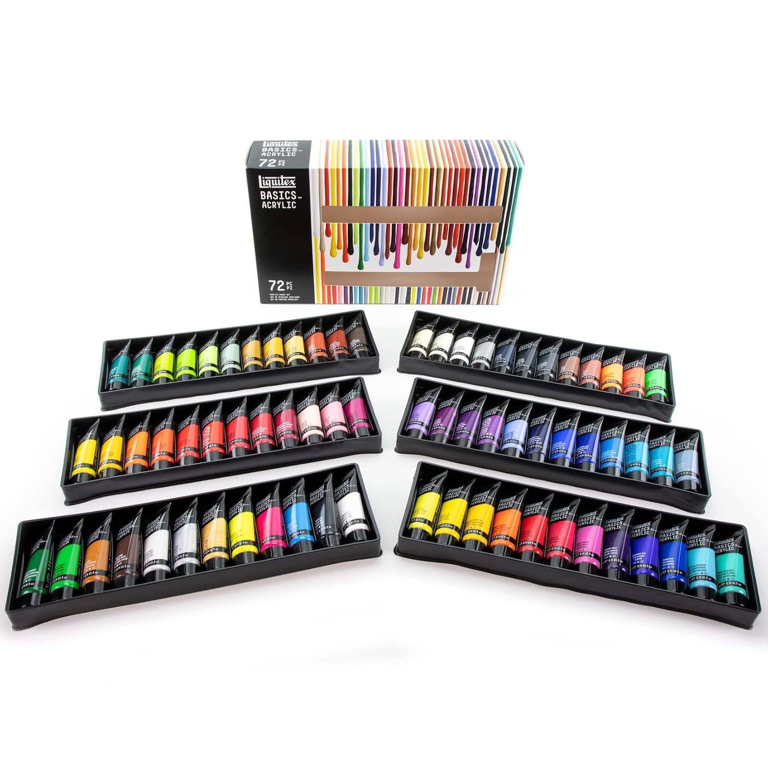 Liquitex Basics Acrylic Paint, 72 Tube Set, Assorted - Review, Price and Buying Guide