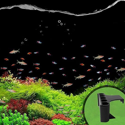 Miniatura 6 de Soporte colgante para plantas acuáticas, estante decorativo y universal para plantas acuáticas con 5 agujeros, adecuado para peceras para flotar