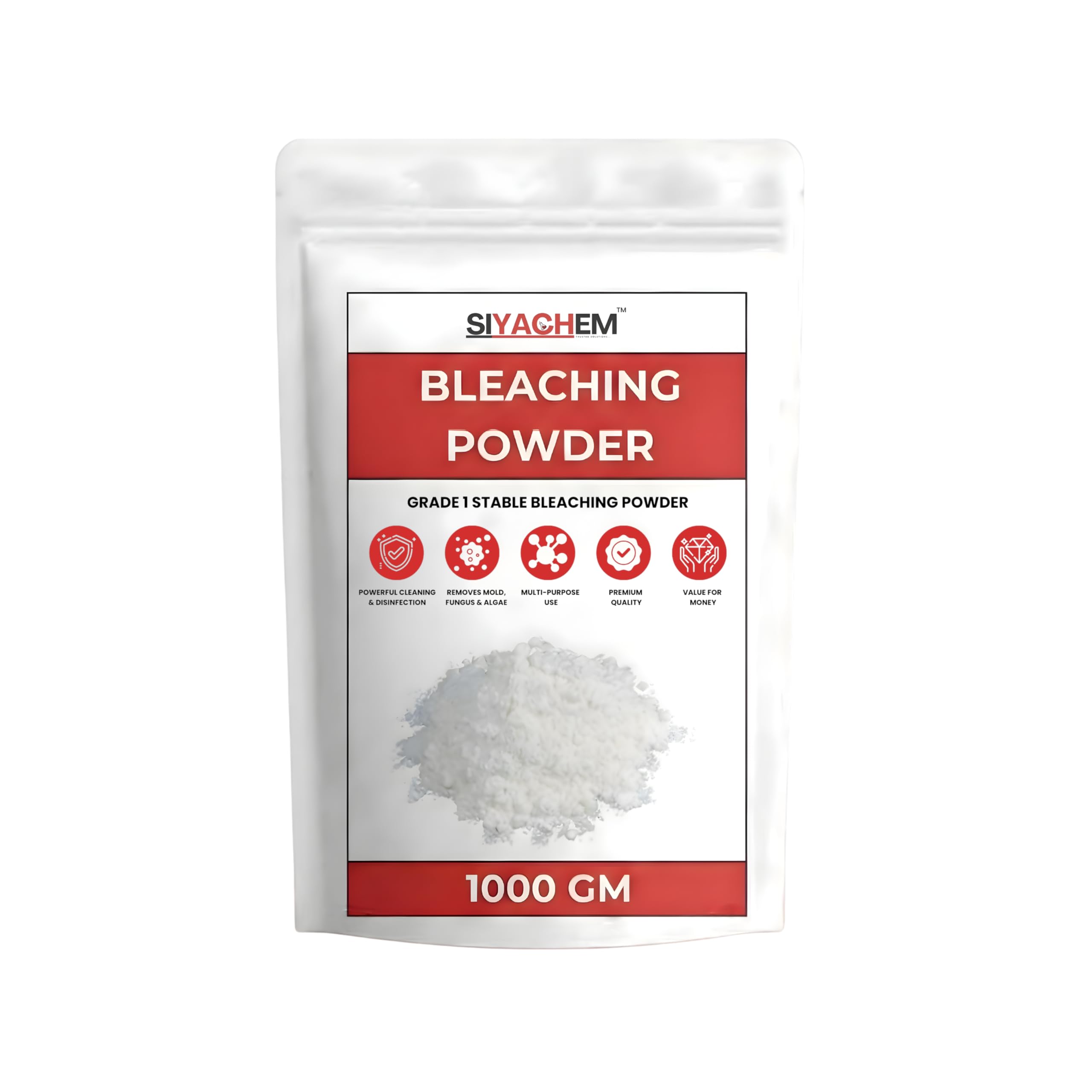 Bleaching Powder 1 Kg for Bathroom & Outdoor Cleaning, Water Tank Disinfection, Algae Removal, Strong Bleach Powder for Cleaning Floors, Tiles, Drains & Surfaces-image-2