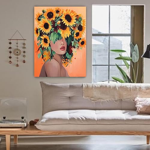 Miniatura 10 de KICHANG Kits de pintura de diamantes modernos de color rosa, kits de pintura de diamante 5D para adultos, arte de diamantes de diamante redondos de