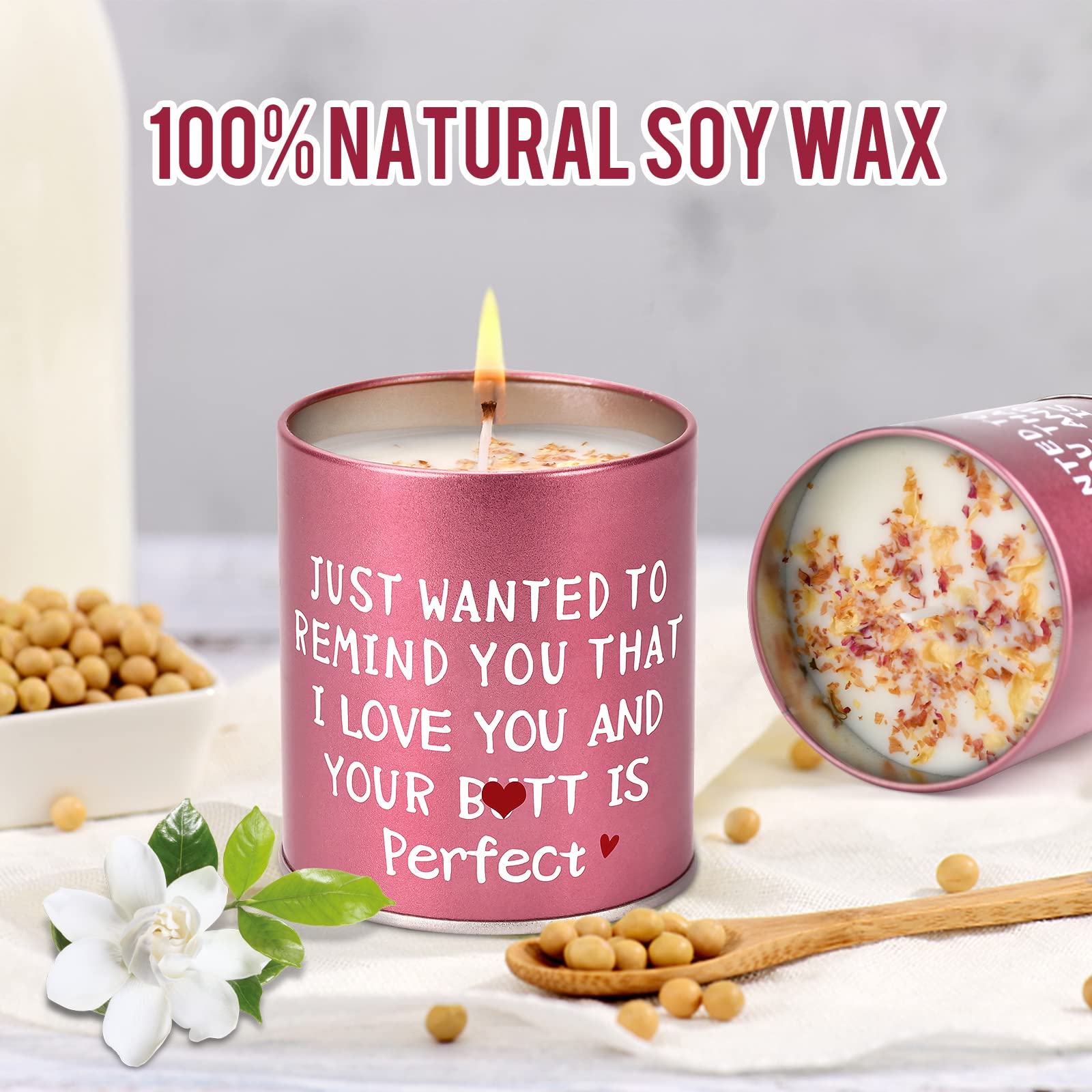 Valentines Funny Gifts for Her Women,9oz Funny Scented Candles - Image 2