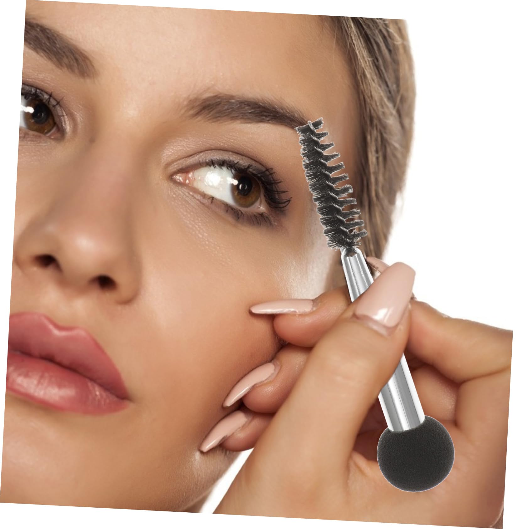 FRCOLOR 30 pennelli per sopracciglia double face, per trucco, per sopracciglia, rossetto e uova