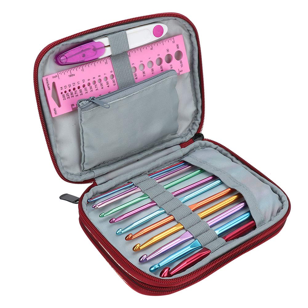 Mini Kit de Costura portátil, Suministros con Accesorios, Aguja de Tejer Hecha a Mano para viajeros Adultos Principiantes