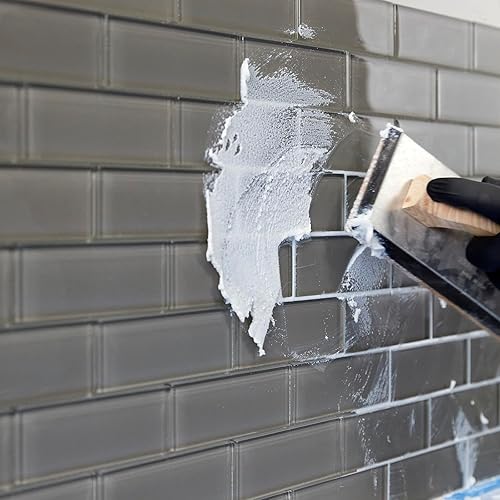 Miniatura 4 de MAPEI Flexcolor 3D, listo para usar, lechada translúcida, no se hunde con acabado de efecto irredescente, rosa dorada, cubo de 0.5 galones