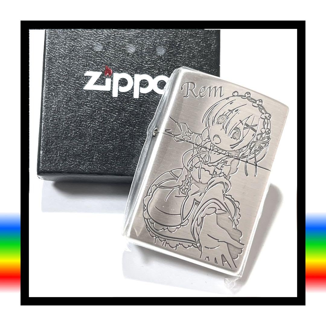ZIPPO/エミリア Re:ゼロから始める異世界生活ジッポー銀サテン古
