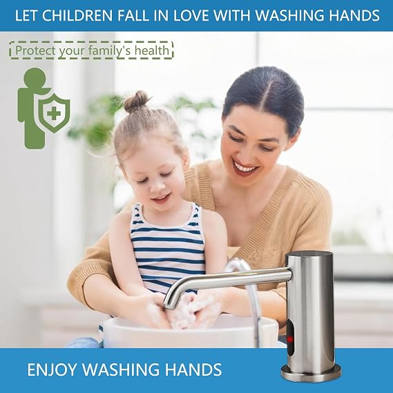 Touchless Automatic Built in Sink Soap Dispenser Infrared Sensors Soap