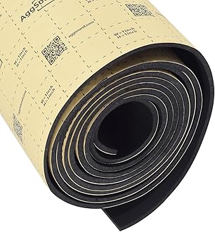 157mil 18sqft Sound Deadener for Cars-Auto Closed Cell Foam Noise Deadening Material-Heat Shield Insulation Dampening Mat, 1Roll
