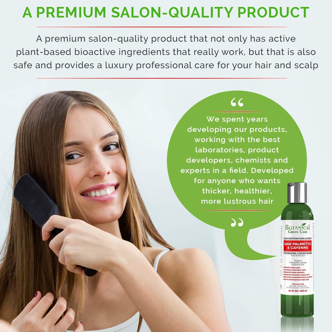 "Saw Palmetto & Cayenne" Hair Growth AntiHair Loss CONDITIONER