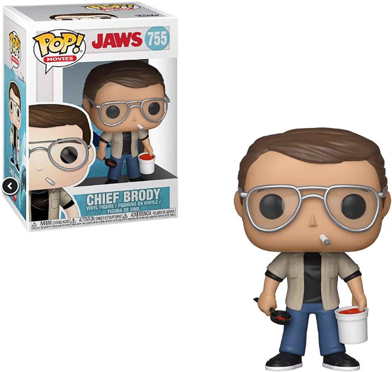 Funko Pop! Movies: Jaws - Chief Brody, Multicolor, Standard