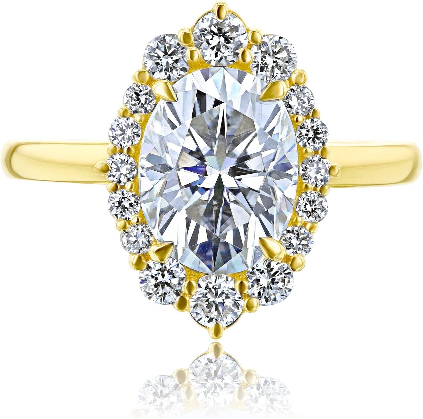 Kobelli 2.5 ct tw Kobelli Moissanite (GH/VS) Ophelia Engagement Ring