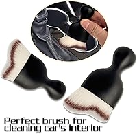 Vista 6 de Cepillo para Polvo del Interior del Coche, Cepillo para Detalles del Auto, Cepillos de Limpieza de Coche de Cerdas Suaves, Herramienta para Rejillas