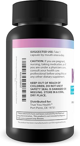 Miniatura 3 de 3 cápsulas de limpieza de formulación de gomitas cetogénicas, suministro para 90 días, 1 cápsula por día, ayuda a desintoxicar a limpiar desechos y