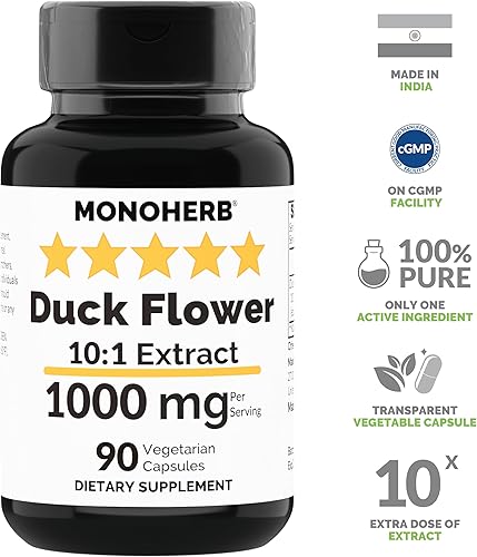 Miniatura 3 de Extracto de Flor de Pato 1000 mg - 90 Cápsulas Vegetarianas