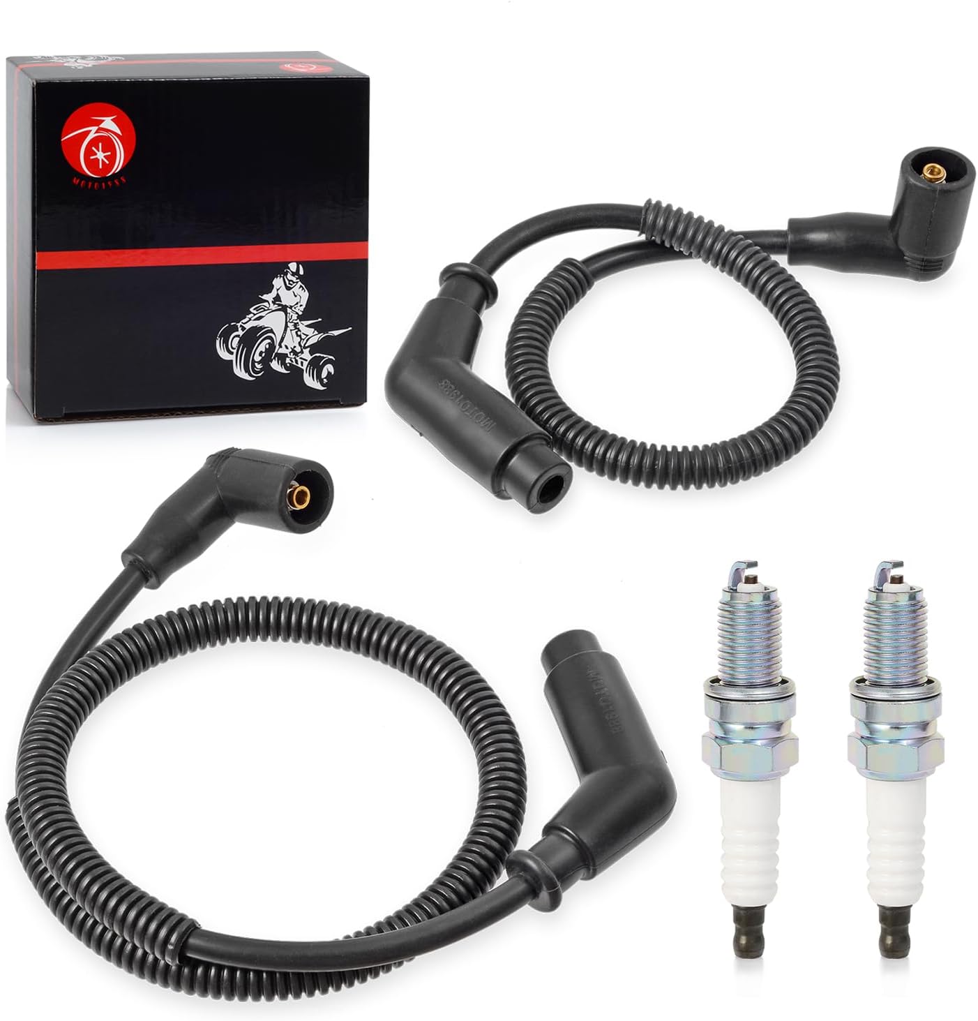 Spark plug & Wire Cap Compatible with Can-Am Commander MAX 800R 18-20 Maverick Trail 800 800R 1000 18-23 Defender TRAXTER MAX HD8 HD9 2016-2023