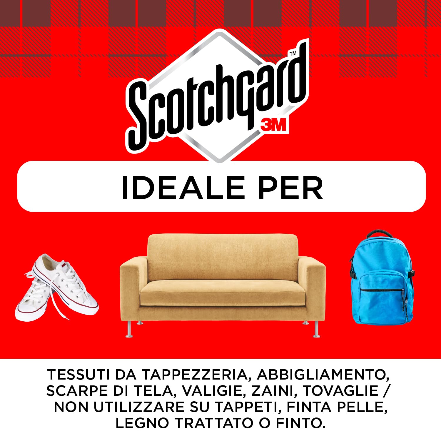 Scotchgard Spray Idrorepellente per Tessuti, 2x400 ml - Ottimo per Tappezzeria, Divani, Cuscini, Tovaglie e Abbigliamento