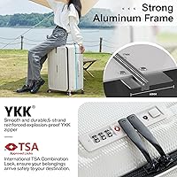 Amazon.com | Hanke Multifunctional 26 Inch Checked Luggage Hard