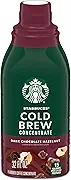 Starbucks Cold Brew Coffee Concentrate, Dark Chocolate Hazelnut Flavored Iced Coffee, 32 fl oz