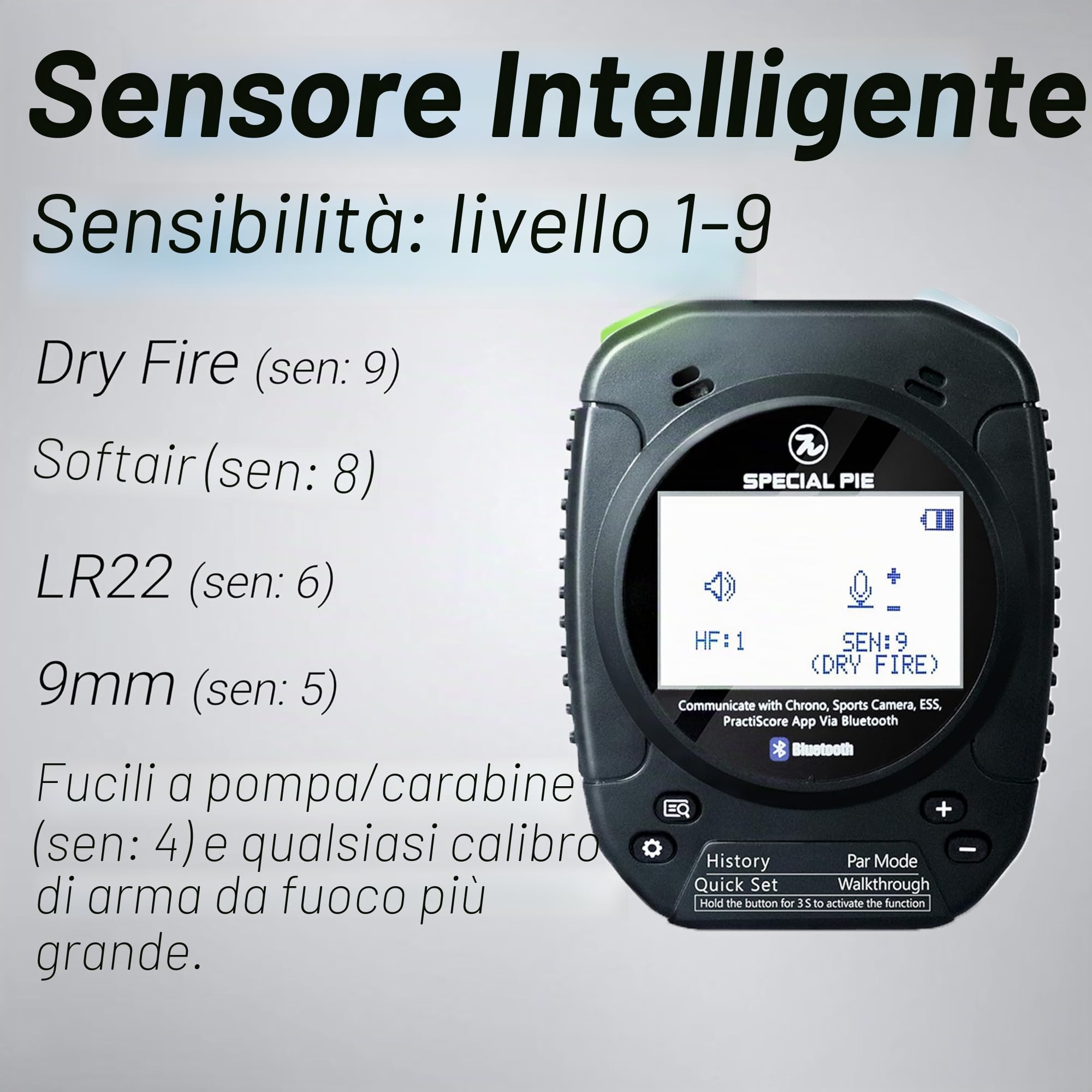 Timer di Tiro Aggiornato per IPSC, IDPA, PRS, 3GUN e Steel Challenge