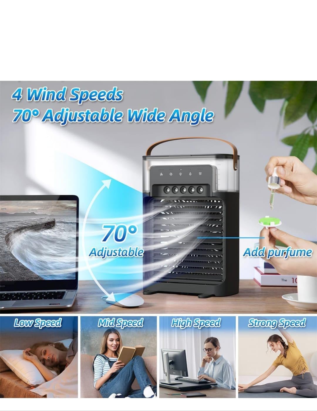 RaChAnA MiNi CoOlEr FoR RoOm CoOlInG MiNi CoOlEr AiR CoOlEr PoRtAbLe AiR CoNdItIoNeRs FoR HoMe OfFiCe ArTiC CoOlEr 3 In 1 CoNdItIoNeR MiNi CoOlEr HoMe (Multi) 2