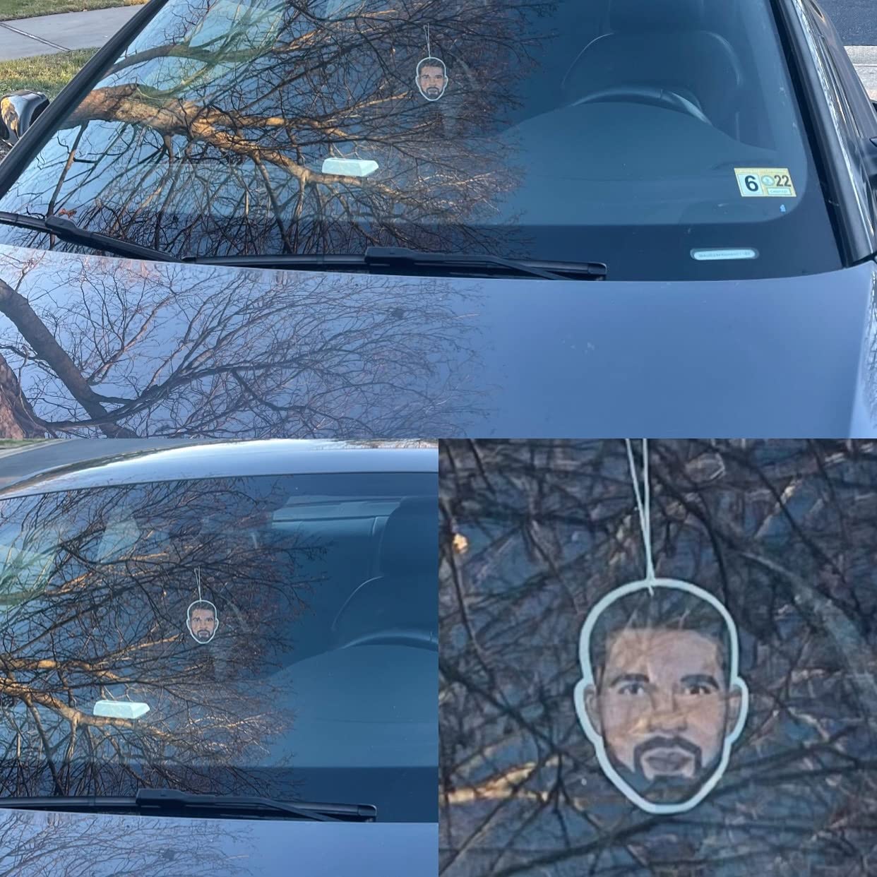 Drake Compatible Car Air Freshener (Drakkar Noir Scented
