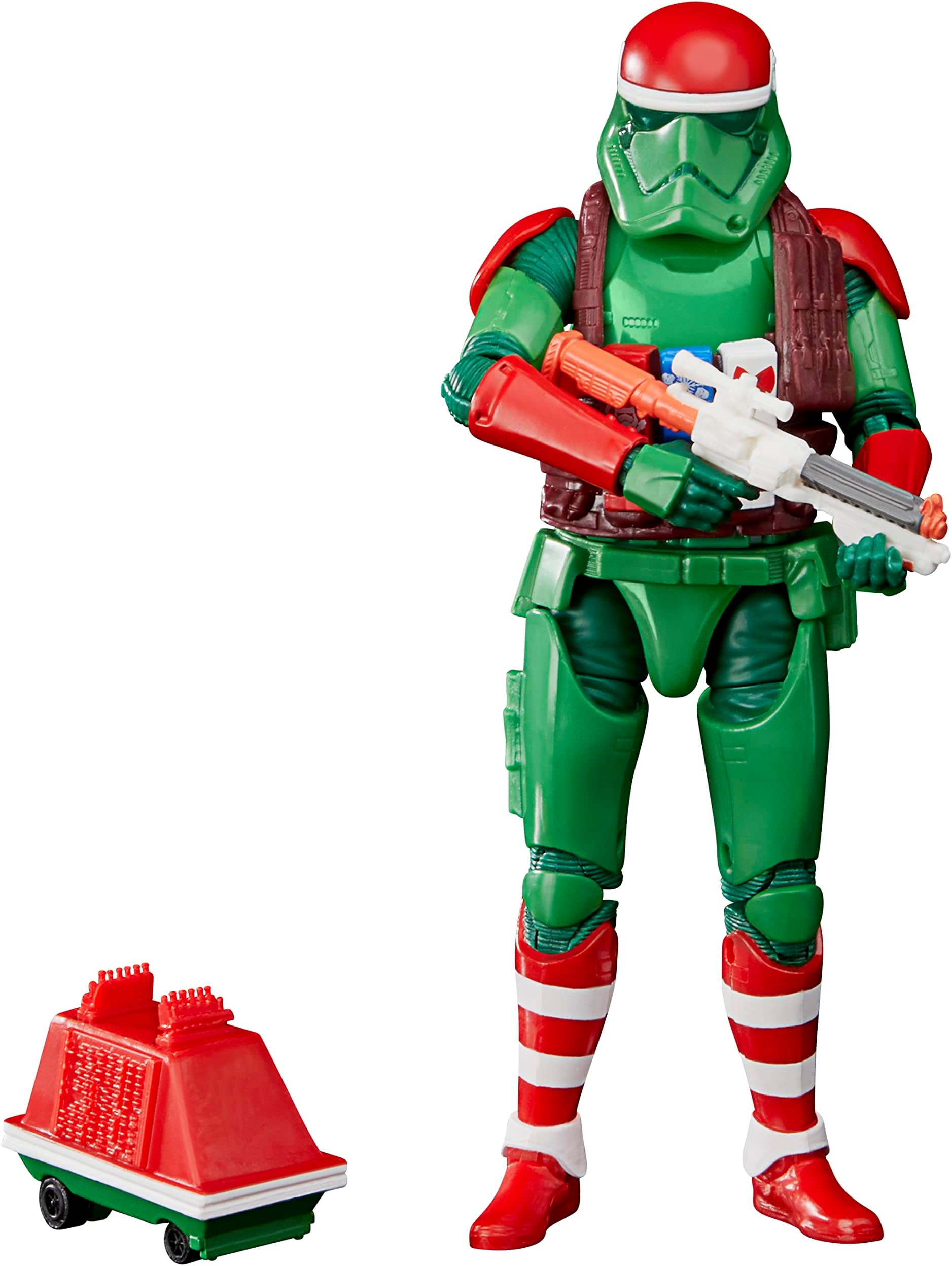 The Black Series First Order Stormtrooper (Holiday Edition) and Mouse Droid Toys, 6-Inch-Scale Holiday-Themed Collectible Figures (Amazon Exclusive)