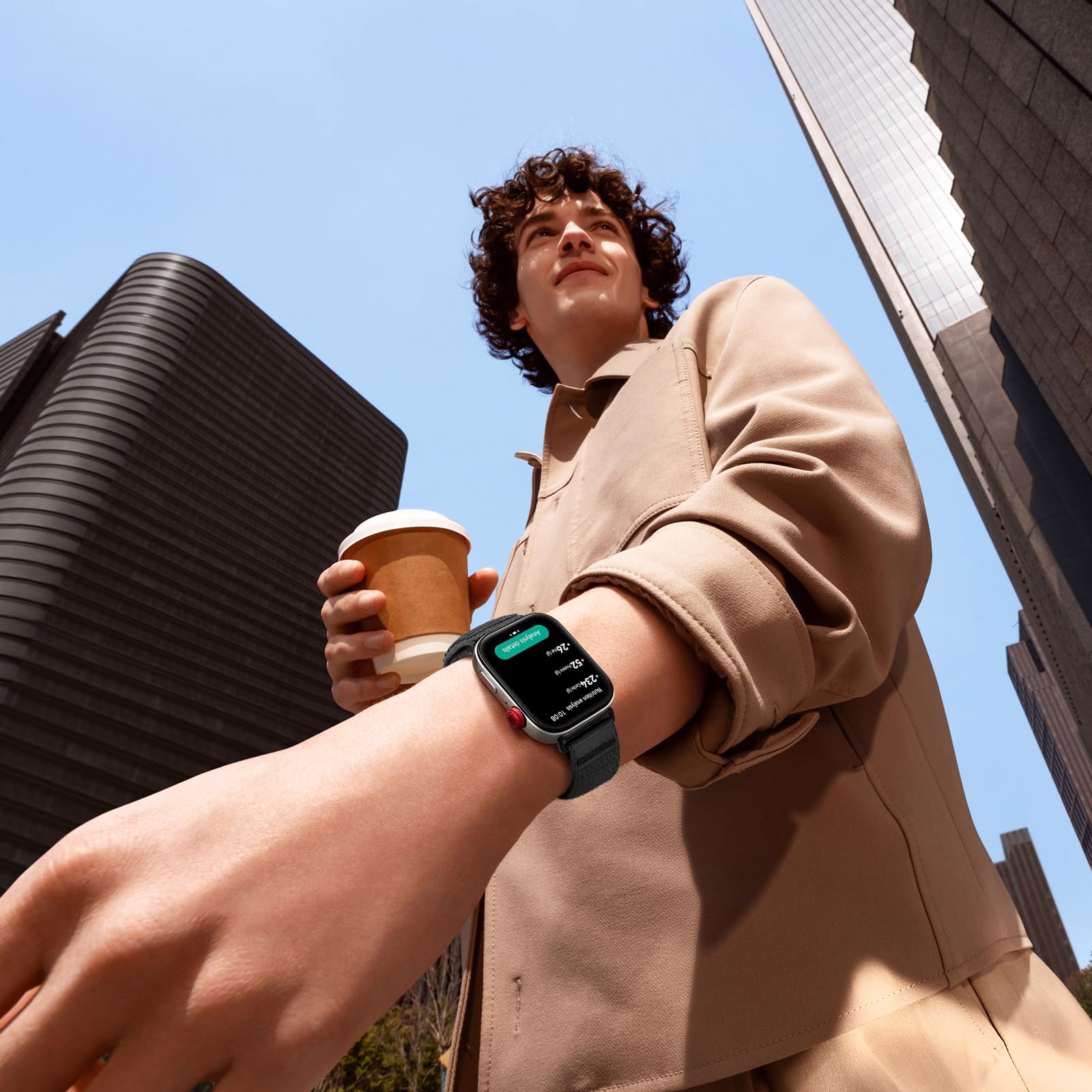 SimpleThings Sportowy pasek kompatybilny z Huawei Watch Fit 4/4 Pro/3, sportowy pasek nylonowy do Huawei Watch Fit 3/4/4 Pro, dla mężczyzn i kobiet