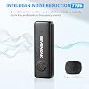 Micrófono de solapa inalámbrico Sevenoak para Android USB-C, micrófono tipo C plug and play para iPhone 15, cancelación de ruido, clip inalámbrico compacto para grabación de video, transmisión en vivo y podcasting 2.4Ghz 5