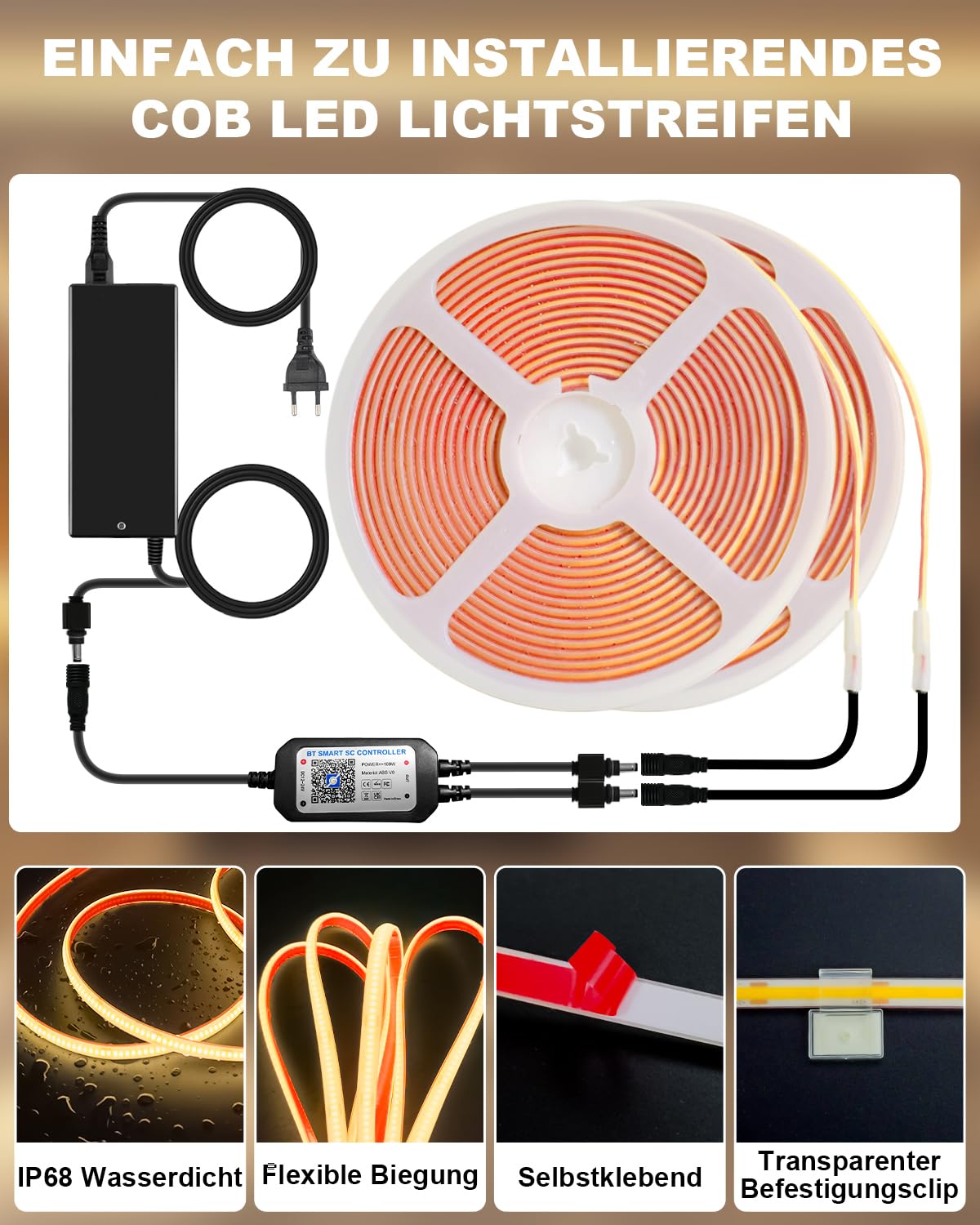 TENDIST 15M Buiten LED Stripverlichting Warm Wit tot Koud Wit Dimmbaar, Buiten Stripverlichting Compatibel is met de Alexa APP en Afstandsbediening 24V, IP67 Waterdichte LED Verlichting voor Terras TENDIST 15M Buiten LED Stripverlichting Warm Wit tot Koud Wit Dimmbaar, Buiten Stripverlichting Compatibel is met de Alexa APP en Afstandsbediening 24V, IP67 Waterdichte LED Verlichting voor Terras