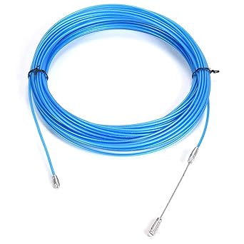 KTM Healthcare Steel Cable, Lightweight and Strong Run Smoothly Steel Rope for Outdoor(30m/1181.1in)