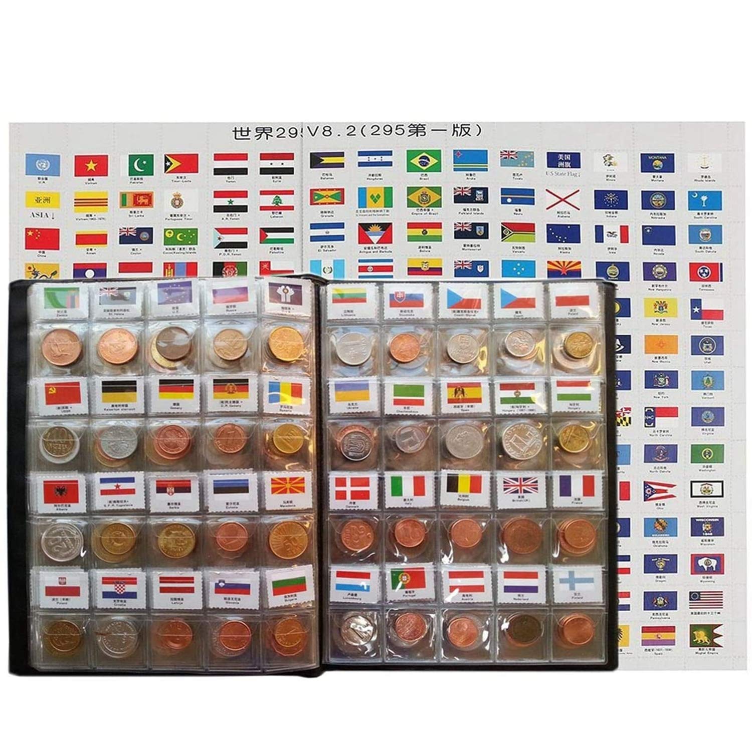 Coins Collection Starter Kit 180 Countries Coins 100% Original