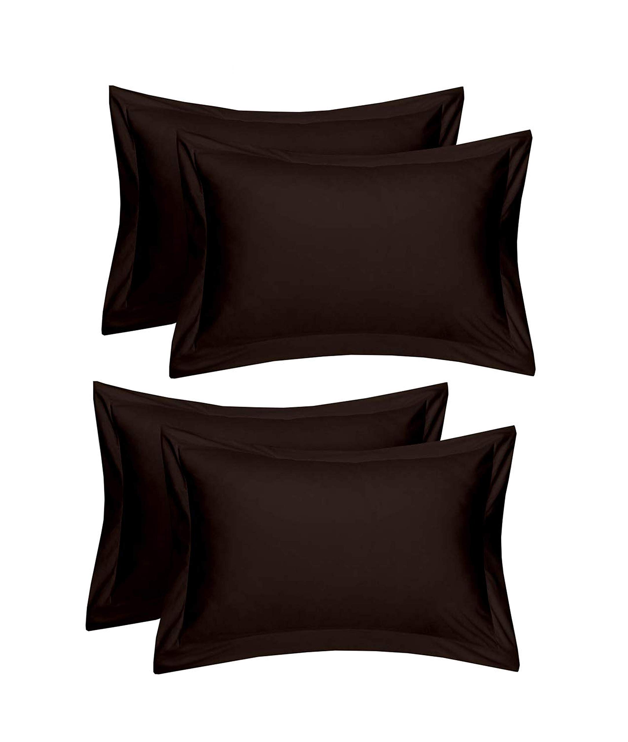 King Size Pillow Covers - Cream Beige Set of 4 -6