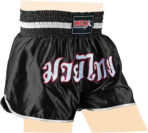 Miniatura 3 de MRX - Pantalones cortos de boxeo para hombre, entrenamiento de lucha, pantalones cortos de boxeo, MMA BJJ cortos de kickboxing