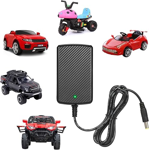 Cargador de batería de 24 V para paseo en coche de juguetes de 24 voltios 1000 mA cargador de batería para niños compatible con UTV Jeep 4x4 Go-Kart