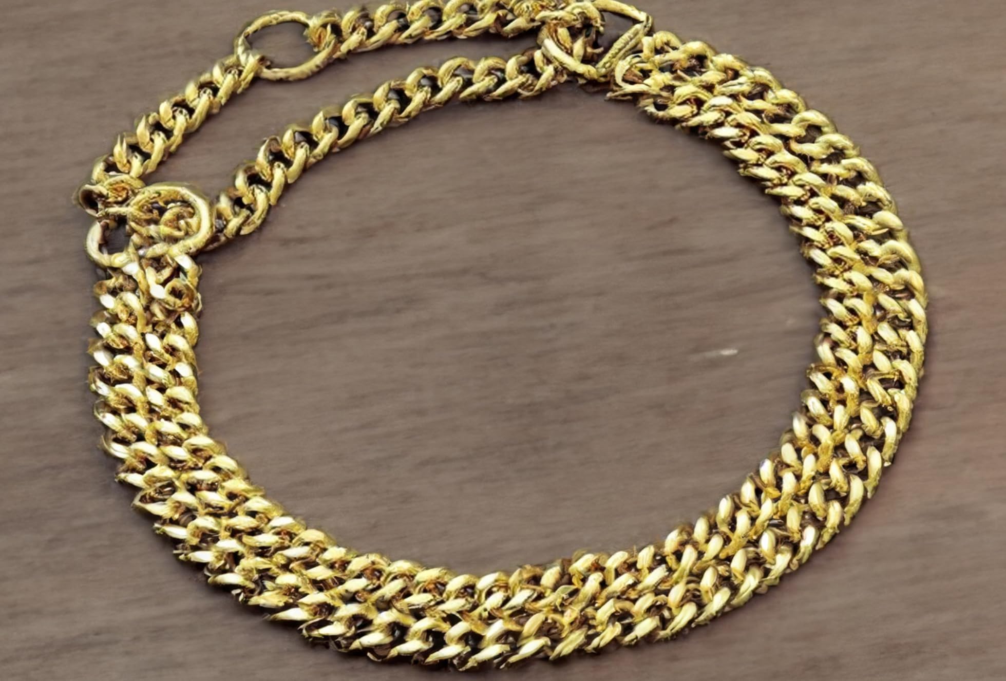 SUPER CHAIN Dog Choke Chain- for Large and Medium Dog Neckless (Gold Color, 2 Layer) Dog Collar & Chain (Large, Gold) (B0CHGJQ86B) Amazon Price History, Amazon Price Tracker