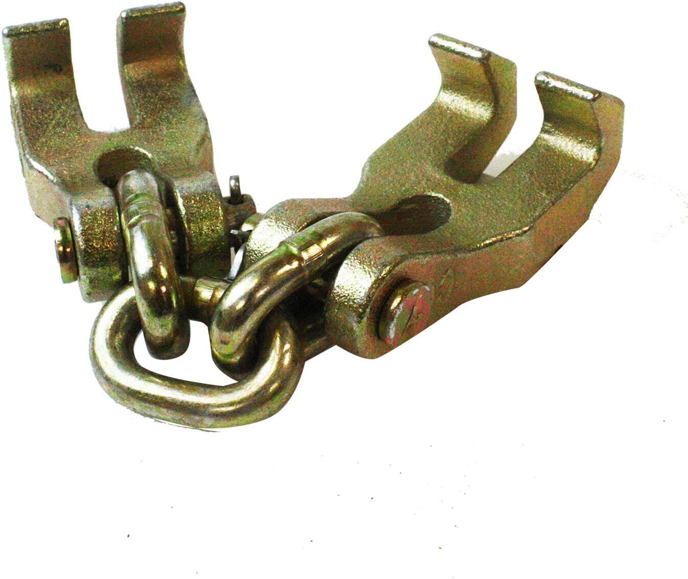 ARC-POWER Double Claw Hook Chain Shortener Clamp Bumper Hook Pull Auto Body Repair Clamp