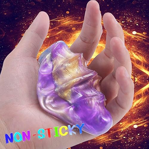 Miniatura 3 de Paquete de 32 limos de barril, recuerdo de fiesta de slime de galaxia para niños, kit de slime súper suave y elástico para niños, San Valentín,