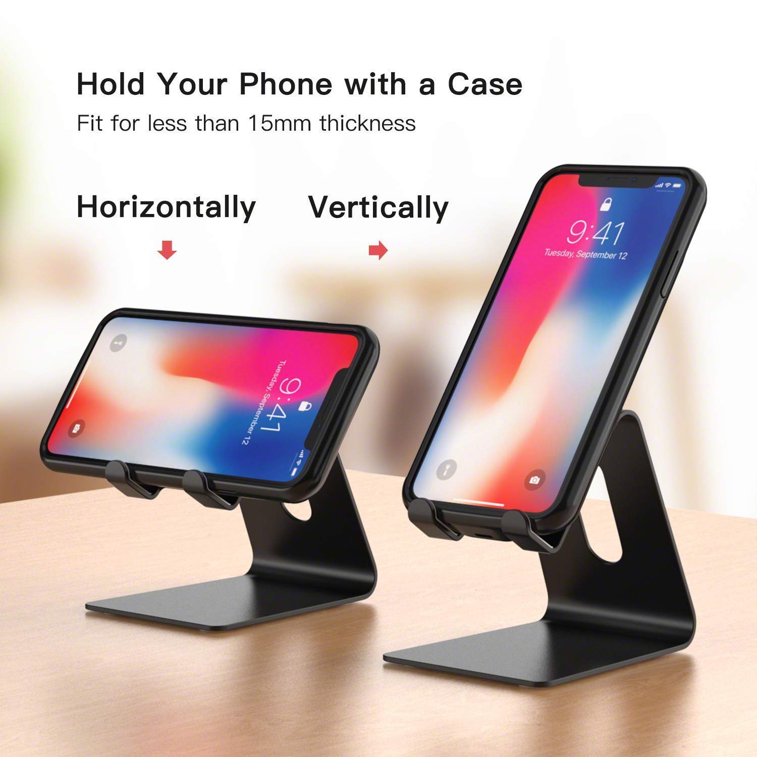 MODERN IN Metal Mobile Phone Stand, Ionix Mobile Phone Metal Stand/Holder for Smartphones and Tablet, Mobile Stand for Bed, Mobile Stand for Table Mobile Phone Holder