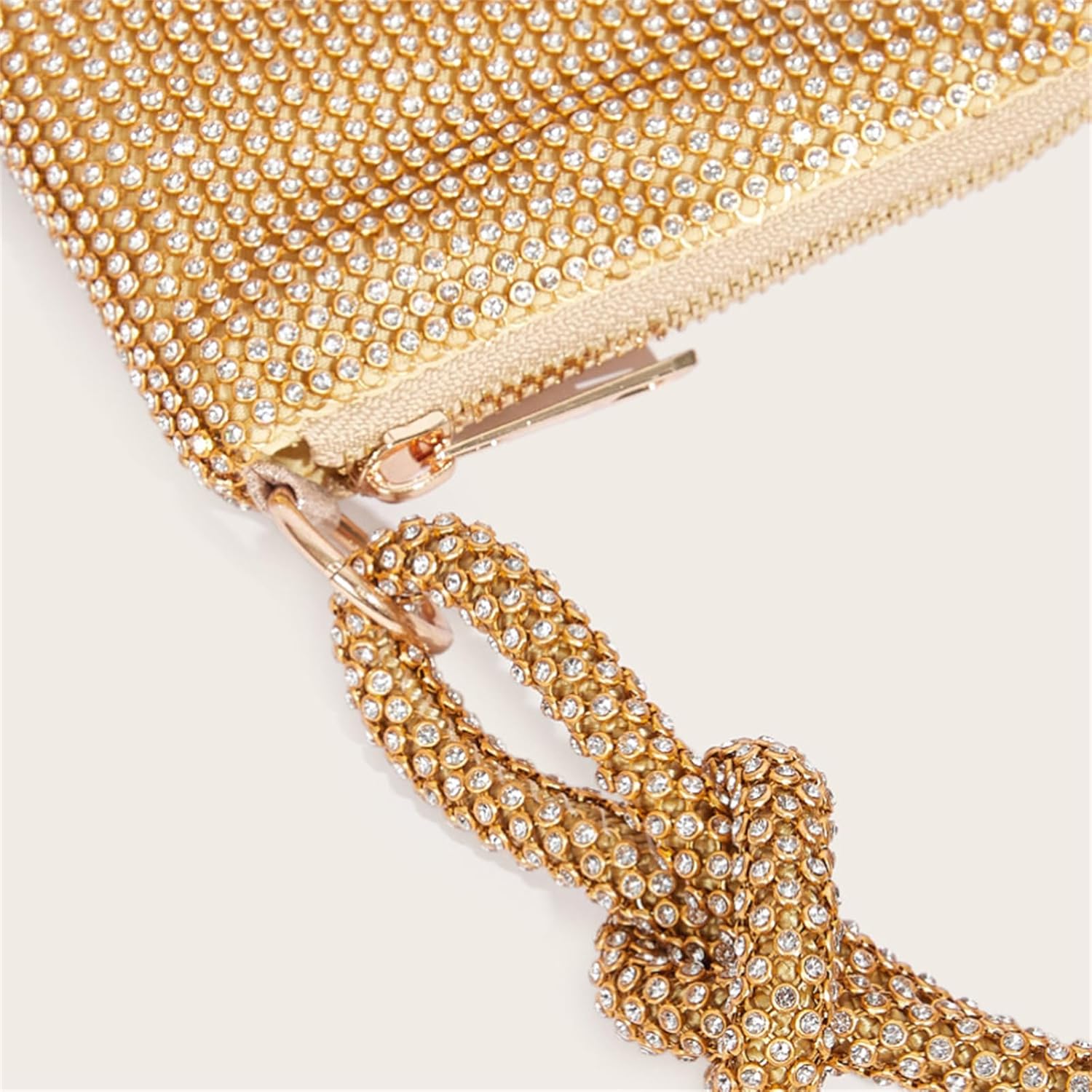 Rhinestone Purse for Women Evening Clutch Hobo Sparkly Silver Handbags Glitter Bag for Wedding Prom and Party
